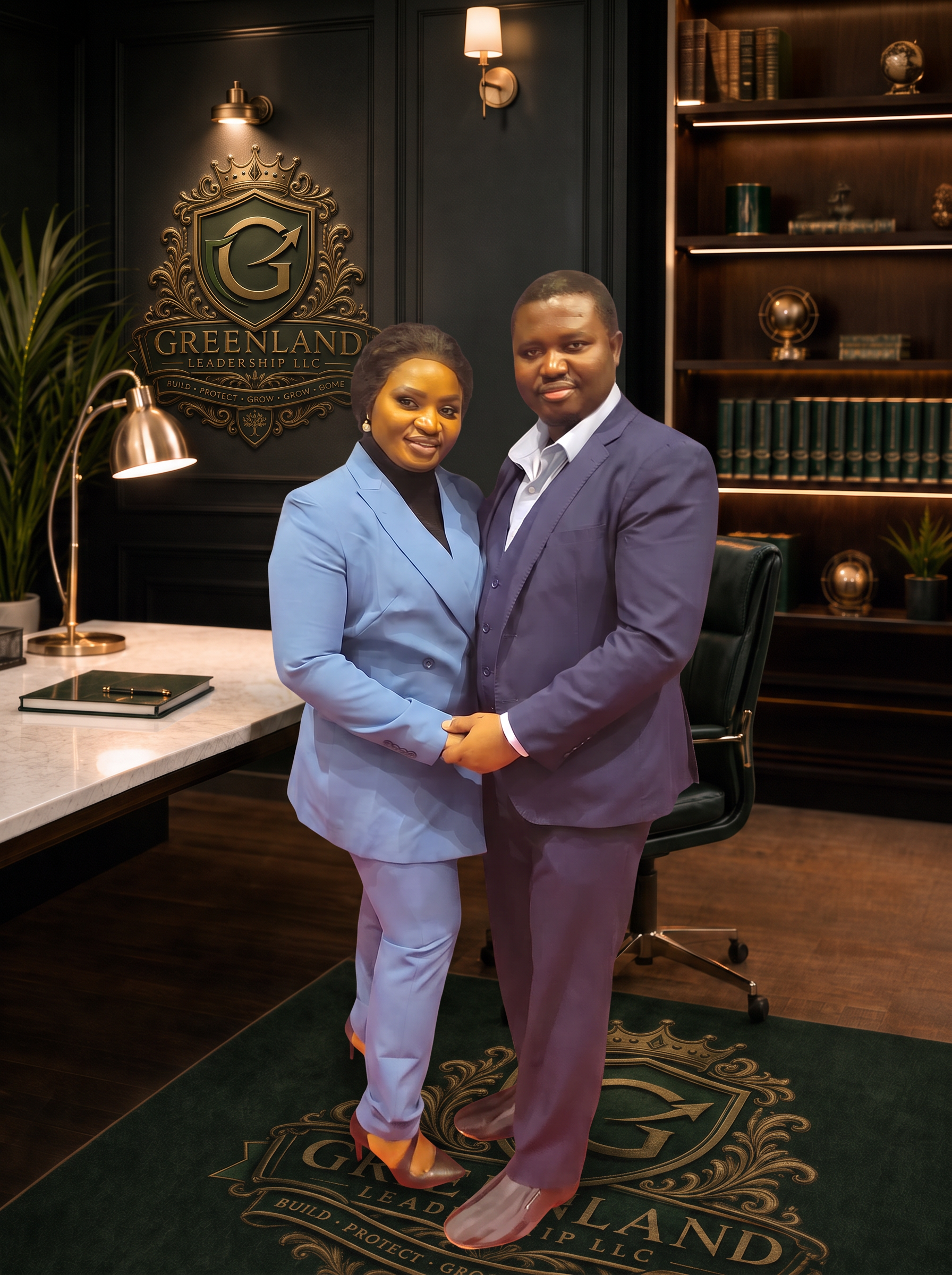 Emmanuel and Uwaila Eseosa, co-founders of Greenland Leadership